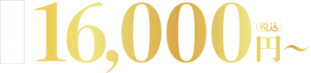 月額費用16,000円〜税込